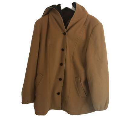 Vintage Authentic Mackintosh vestcoat wool coat button front women clo 