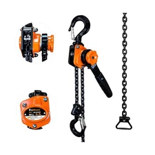 Chain Hoist Come Along 1/2 Ton | Mini Lever Chain Hoist 1100Lbs Capacity with...
