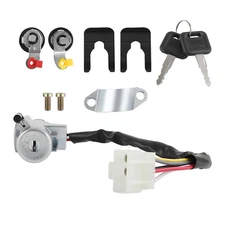 Ignition Switch Door Lock Cylinder for Nissan D21 Pathfinder MT 86-96 2 KEYS
