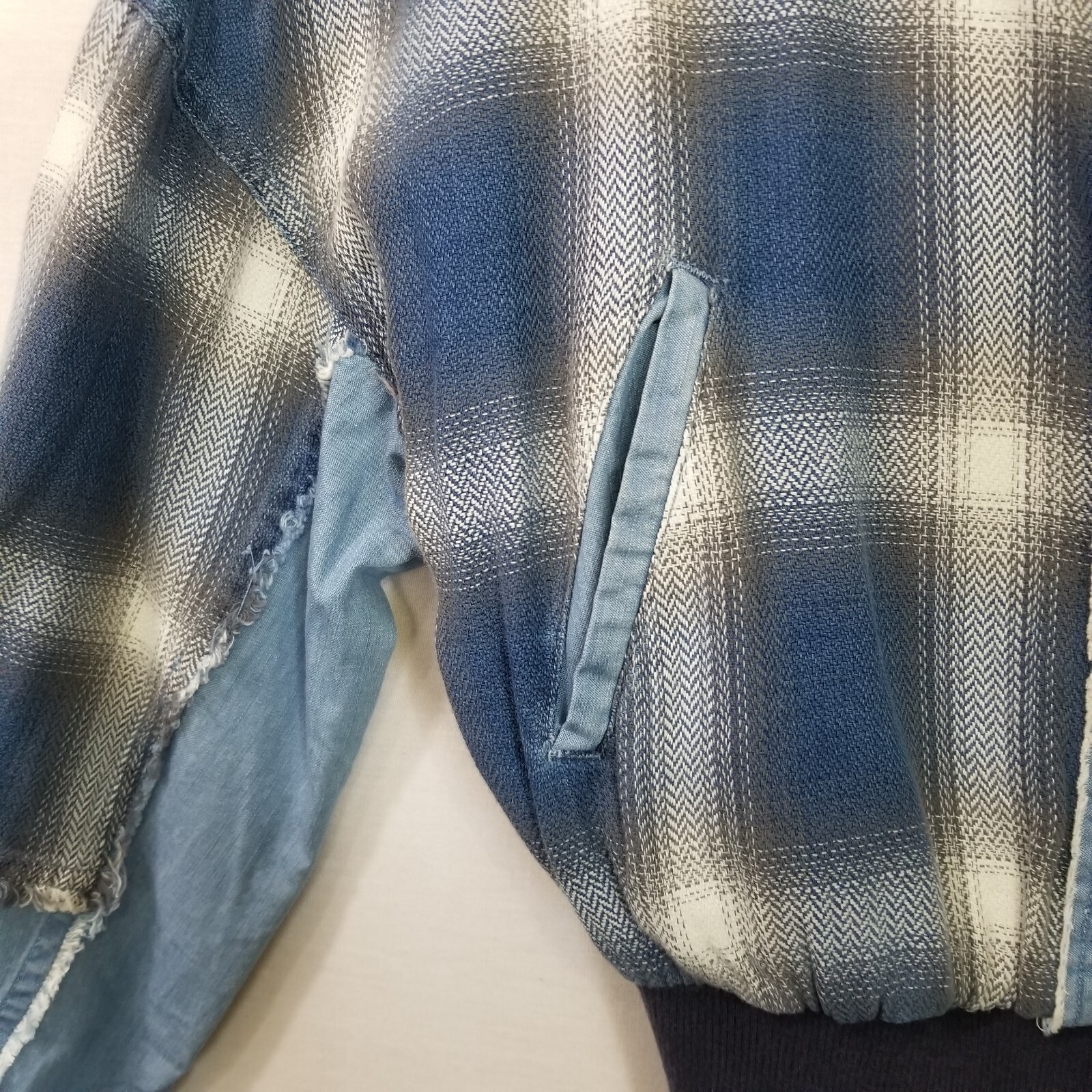 Kimes Ranch Denim Patchwork Crop Jacket Western W… - image 8