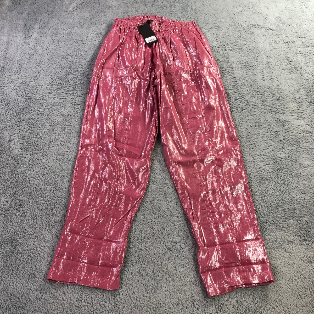 SUZIE KONDIパンツ Suzie Kondi Pants Womens XS - M Medium Pink Shiny Elira