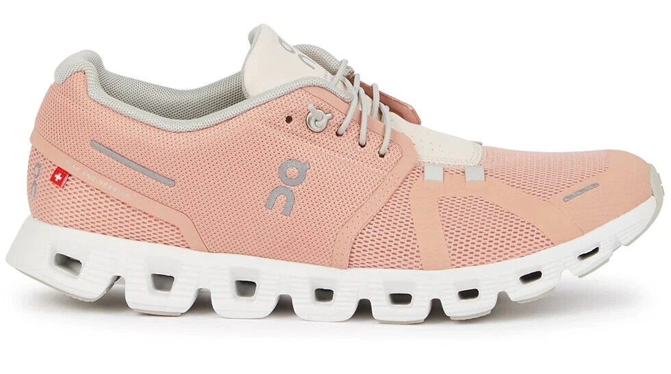 On Running Cloud 5 Women s Running Gym Trainers Rose Shell Pink