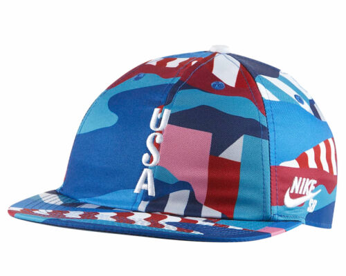 Nike nike sb parra olympics SB × Parra Olympic Team USA Printed Skate Hat Brave Blue