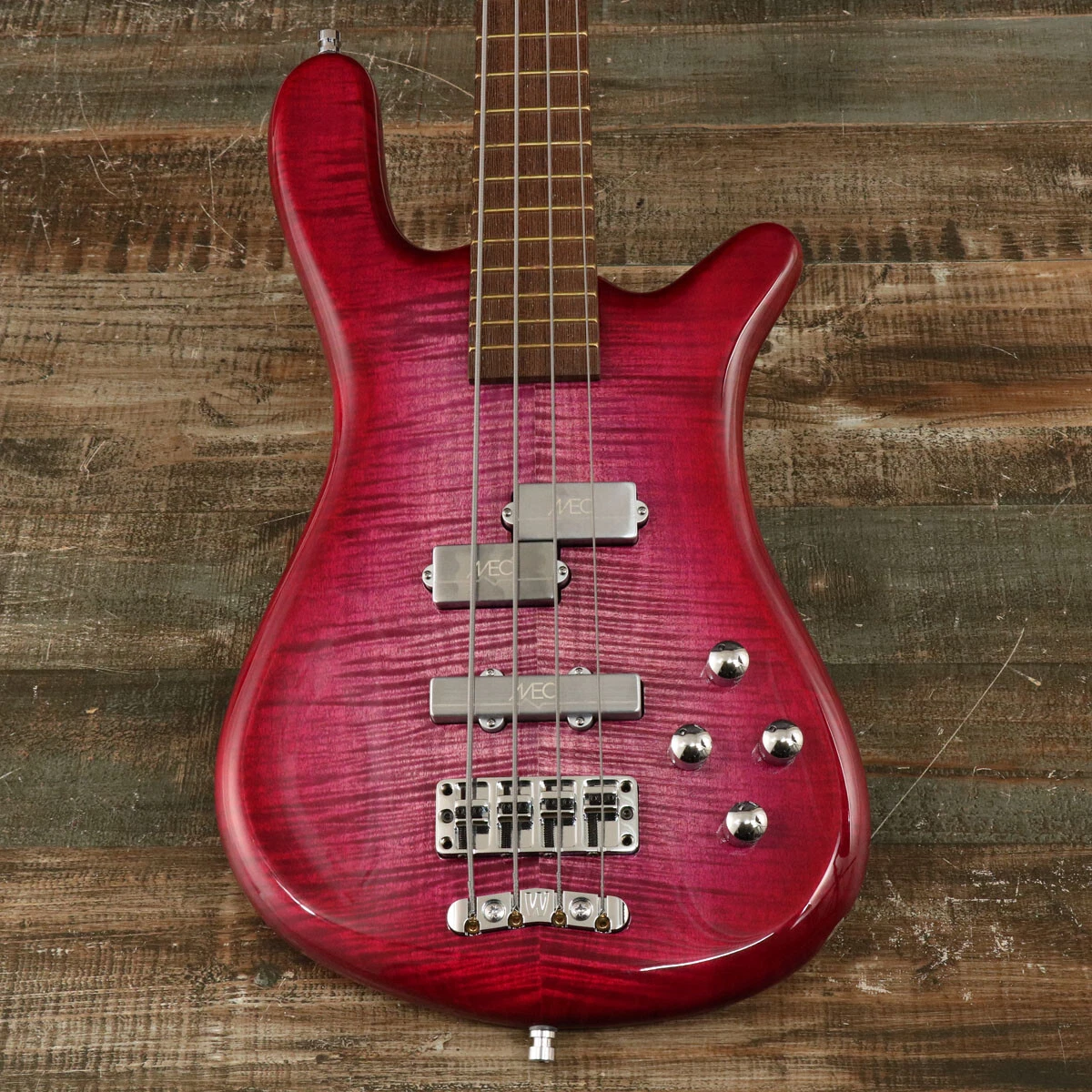 Warwick Streamer LX 4-St Bleached French Violet Burst Transparent High Polish
