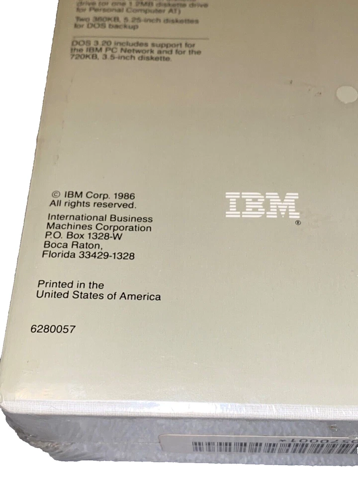 NEW Sealed IBM Disk Operating System Version 3.20 with 5.25 diskettes - Image 3 of 4