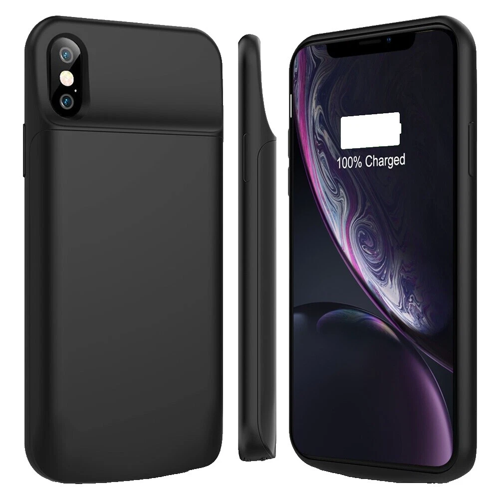 Batería del teléfono celular de plástico estuches para Apple iPhone X