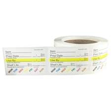 InStockLabels Dissolvable Food Labels - 2” x 3” (500 Labels) - Rotation Food ...