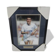 Vinnie Jones Signed Elland Road Legend Framed Picture w/ CoA Leeds United FC