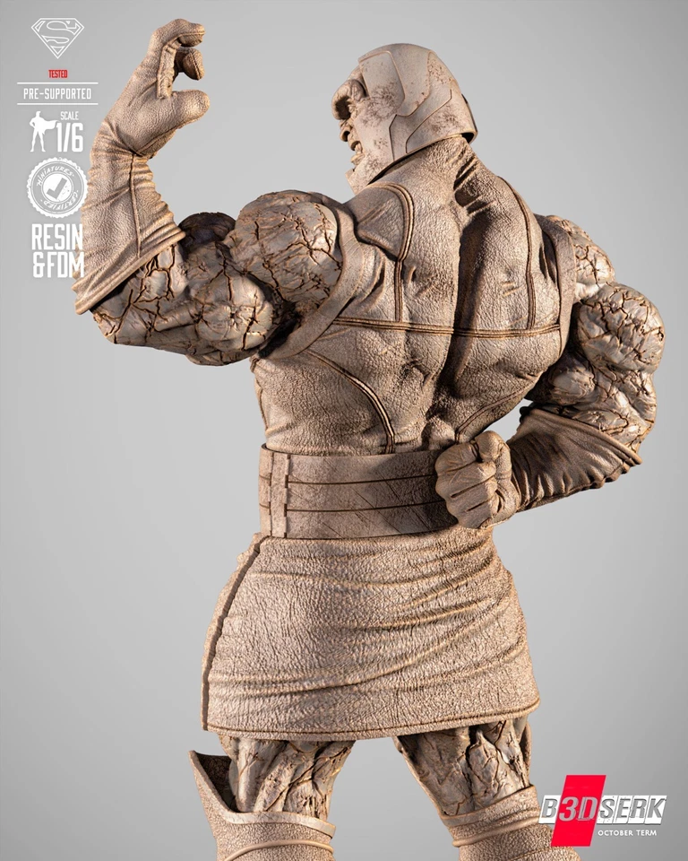 3D Printed 16K Resin Darkseid Sculpture 2025 B3dserk | 1:6 Scale | UNPAINTED - Image 4 of 4