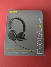 Jabra Evolve2 40 SE USB C Noise Isolation-3 Microphone- Headphones With Comfort