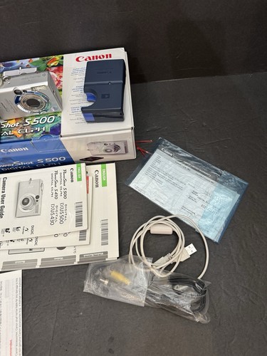 Canon PowerShot S500 Digital Elph 5.0 MP Digital Camera - Read - Picture 3 of 9