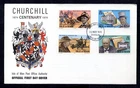 Isle of Man - 1974 Churchill Centenary First Day Cover