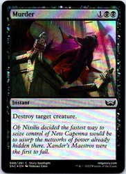 Murder 088/281 Streets of New Capenna Foil