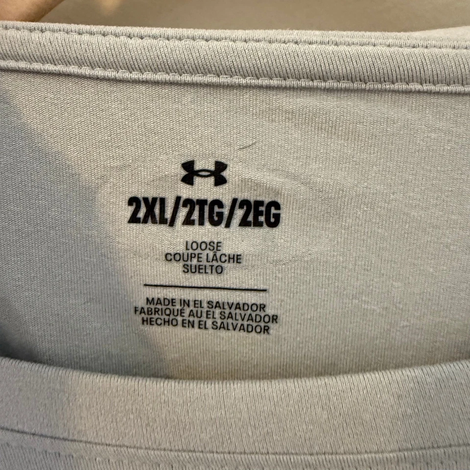 Camiseta Under Armour Hombres Ryder Cup Bethpage Negra 2025 Manga Larga 2XL UPF 50 Foto 3 de 4