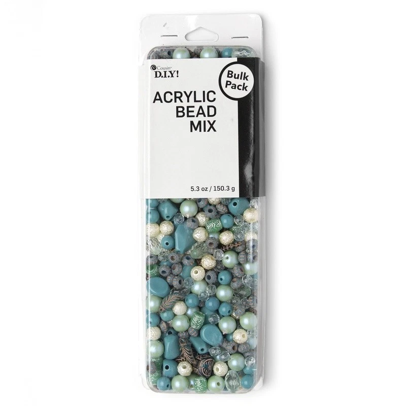DIY Acrylic Bead Mix Jewelry Crafting Unisex 500 Pieces Various Shapes New - Image 4 of 4