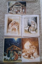 10 Susan Winget Christmas Cards Lang Nativity Manger Scene Christian Religious