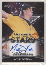 2019 Leaf Ultimate Future Stars Auto Nathan Patterson #FS-NP1 Auto e6q