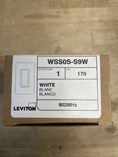 *NEW* Leviton WSS0S-S9W, Decora Single Rocker Switch, White