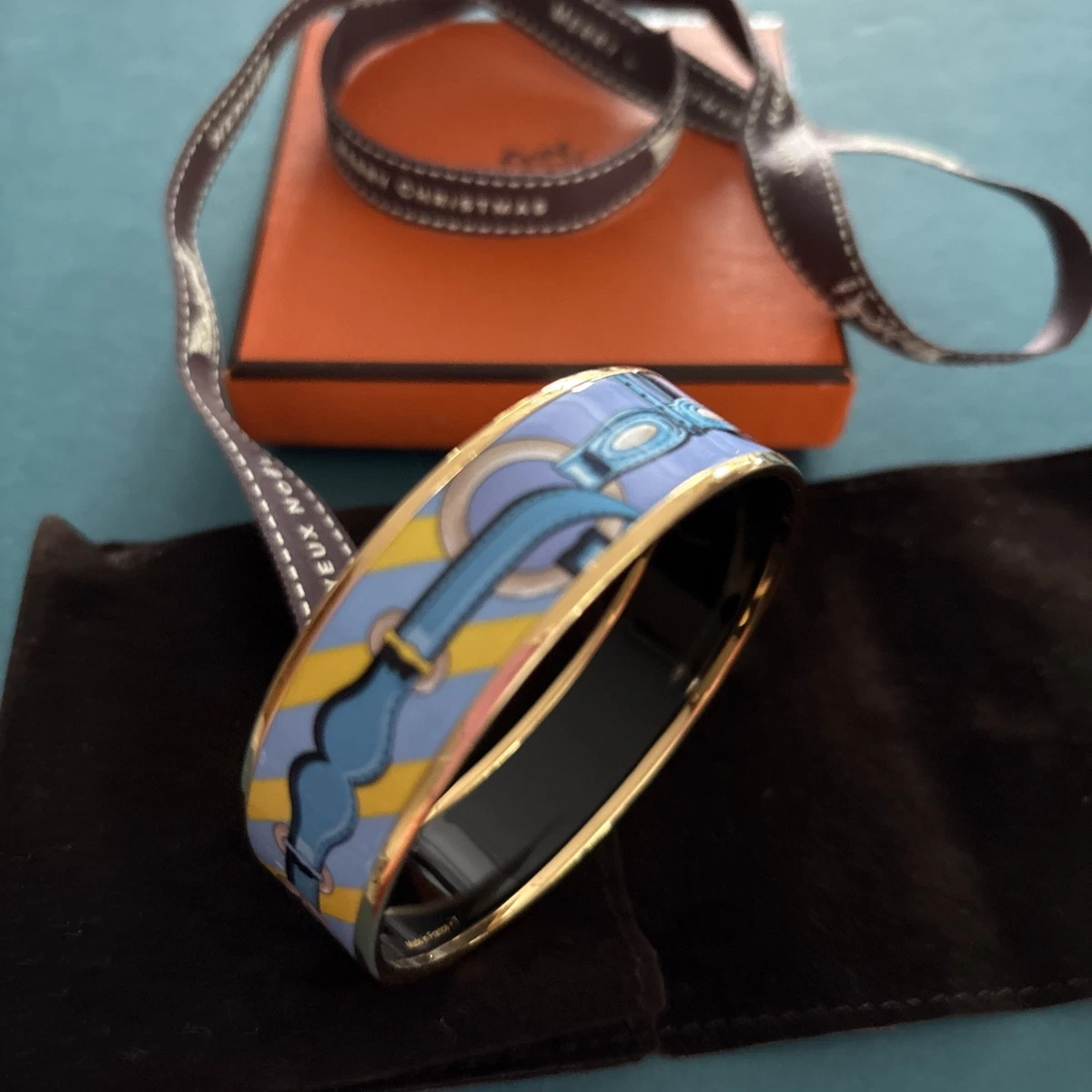 Bracelet Hermès Brandebourg En émail - Largeur 35 Mm - Jamais Porté (sans Emballage)