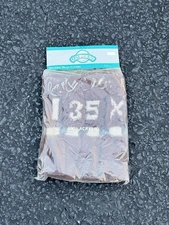 Pom Pom Vintage Golf Club Head Covers Knit Socks Brown WHITE