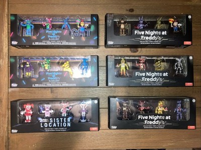 2016-18 Five Nights At Freddy s Mini Action Figure Sets. 1-6 100% Complete