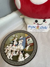 Disney 101 Dalmatians “Watch Out Thunder” Limited Edition 3D Relief Plate 8.5-in