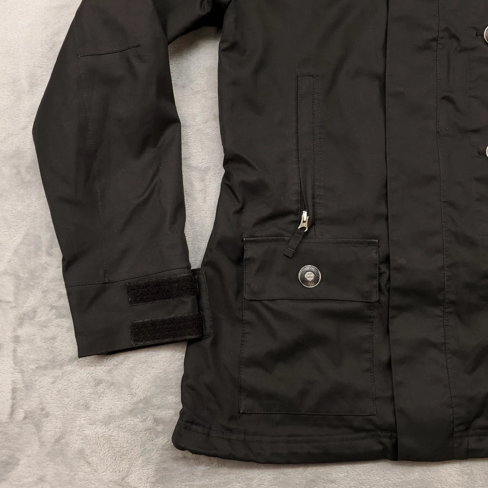 Burton Jacket Womens Medium Black DRYRIDE Insulated Snowboard Hooded Parka Ski - Image 4 of 4