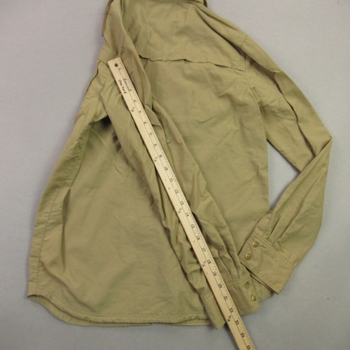 REI Shirt Boys XL Long Sleeve Button Front Pocket Outdoors Yellow - Picture 9 of 10