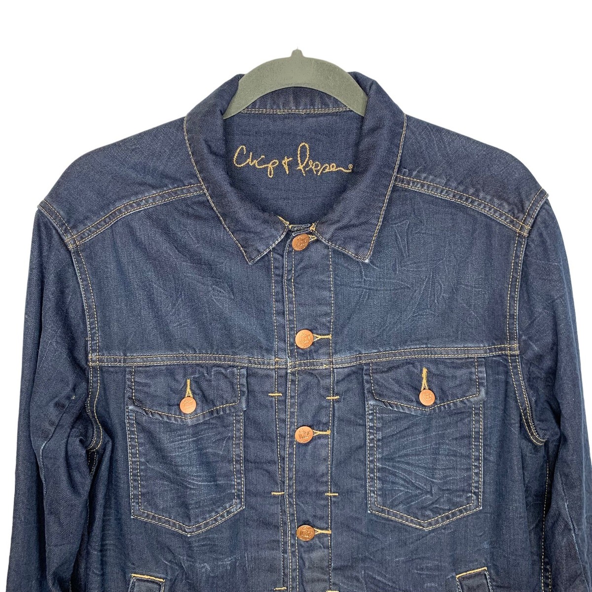 Chip & Pepper California Jean Denim Jacket Mens Medium Dark