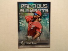 2023 Bowman Platinum Precious Elements Prospect Card of Elijah Green - Nationals