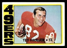 1972 Topps Ted Kwalick #155 - San Francisco 49ers