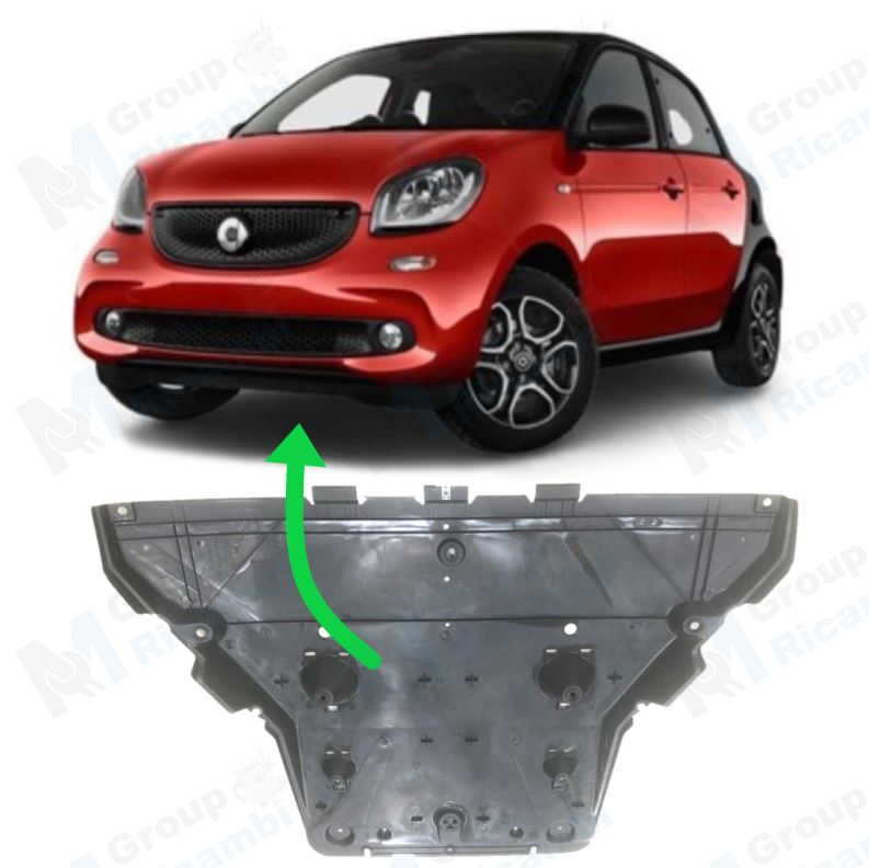 4 Pezzi Decorazioni Per Prese D'aria – ABS Nero Per Smart Fortwo 453 2015-2020, Adesivo, Antigraffio E Facile Da Montare
