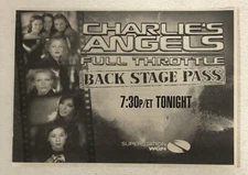 Charlie’s Angels Full Throttle Print Ad TV Advert Drew Barrymore TPA23