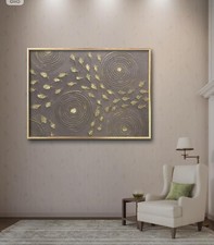 quadro dipinto a mano su tela 50x70cm  spessore 3.5cm