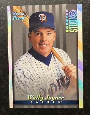 1997 Studio Silver Press Proof Wally Joyner #53 x/1500