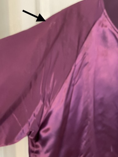 Giacca bomber Vintage ""The Color Purple"" WB Crew Satin RSVP Los Angeles XL - Foto 6 di 11