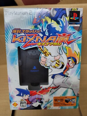 Bakufuu Slash!! Kizna Arashi Eyetoy Bundle (2004) New Sealed Japan 2 PS2 Import