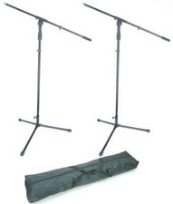 2 x Microphone Stand Bag, Micro Stand ADM S22B Microphone Stand with Swivel Arm