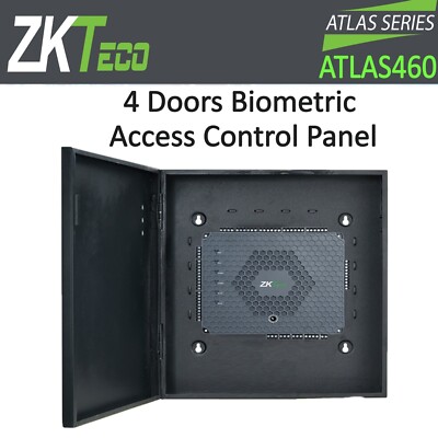 ZKTeco Atlas 460 Bundle 4 Doors Biometric Access Control Panel with Cabinet