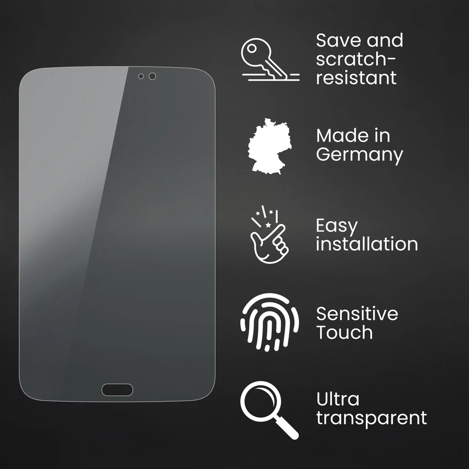 Bruni 2x Protective Film for Samsung Galaxy Tab 3 Kids SM-T2105 Screen Protector - Image 3 of 4