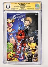 Do You Pooh #1 NYCC Red Virgin Variant Signature Liefeld Sketch Mychaels comic cover