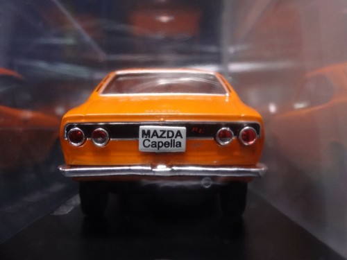 Mazda Capella 1970 Orange 1/43 Scale Box Mini Car Display Diecast vol 130 - Picture 11 of 12
