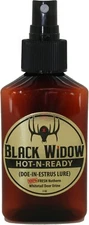 Black Widow Deer Lures Hot-N-Ready Northern Whitetail Doe Estrus 3 oz.