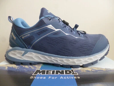 Meindl Sportschuhe Wanderschuhe Slipper Sneakers Schuhe TEX blau 55670 - Bild 1 von 4