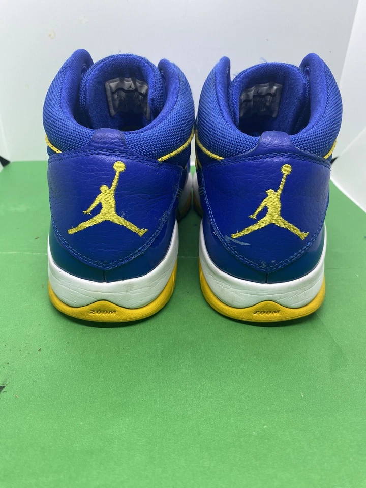 Para hombres Talla 9 Nike Prime Flight Jordan Golden State Warriors Tenis Zapatos Foto 4 de 4