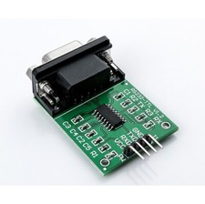 MAX232 RS232 to TTL DB9 Female Serial Port Converter Module with LED Indicators