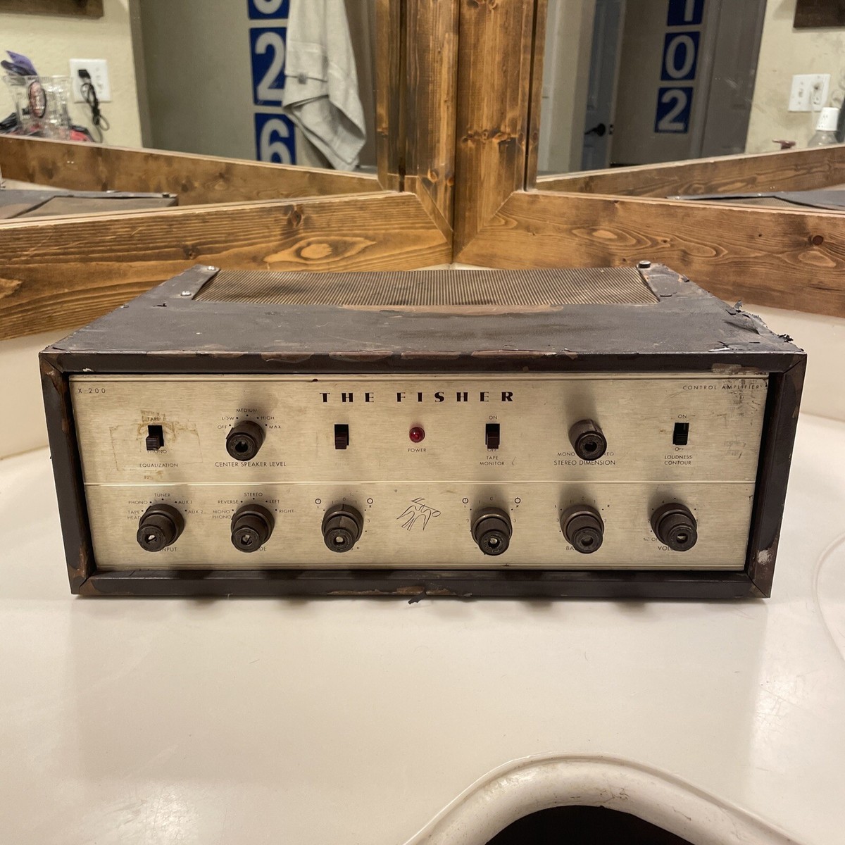 The Fisher X-200 Integrated Tube Control Amplifier with Case | eBay