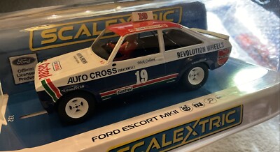Coche Slot Scalextric Ford Escort MK2 Hot Rod – Réplica De Mick 'Duffy' Collard, Ideal Para Coleccionistas Y Circuitos