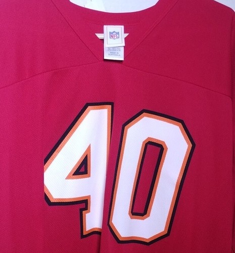 Tampa Bay buccaneers Mike Alstott #40 size 2XL Jersey new w/o tags NFL vintage - Picture 2 of 5