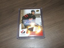 2020-21 team canada junior  patch # 33 jared mcisaac
